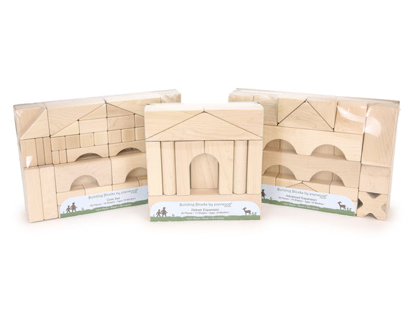 Advanced Set Maple Building Blocks - Everwood Friends
