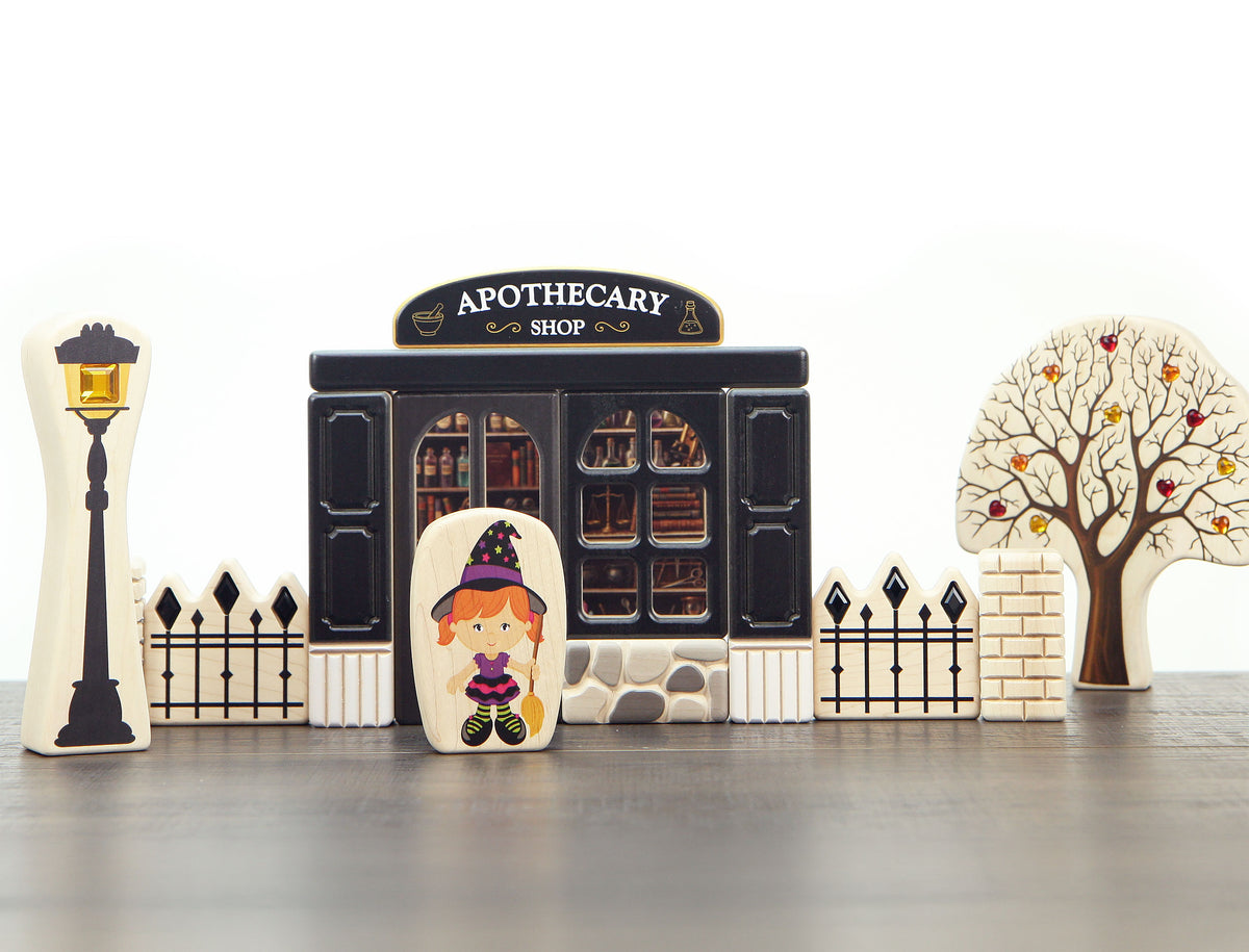 LIMITED! Spooky Apothecary Shop Building Block Set