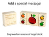 LIMITED! Autumn Apples 5 pc. Gem Message Blocks