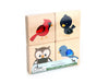 LIMITED!  Autumn Bird Friends 4 pc. Gem Block Set
