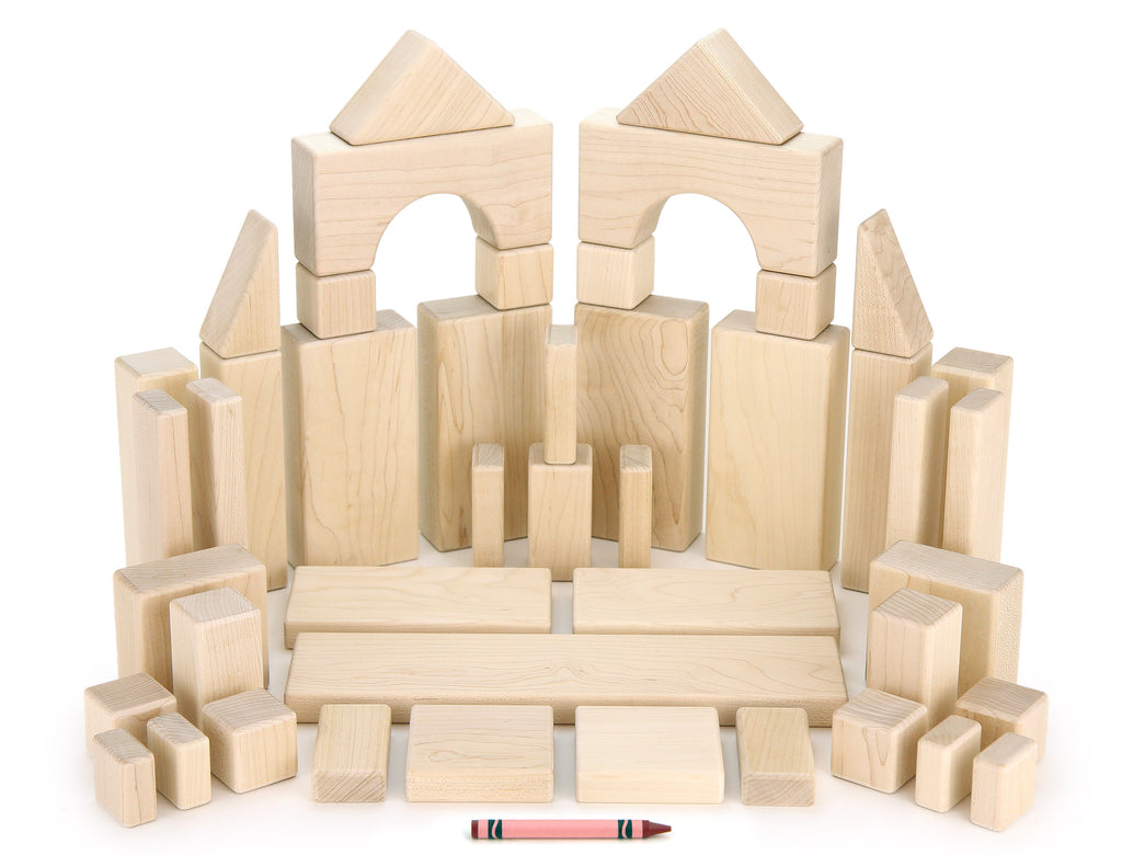 45 pc. Beginner Set Maple Building Blocks