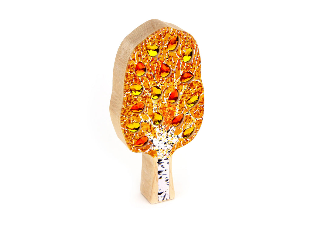 LIMITED! Autumn Birch Tree Maple Building Block