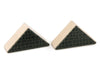 LIMITED! 2x2 Black Shingle Roof 2 pc. Double-Sided Triangle Building Blocks
