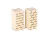 2 pc. 2x1 Double-Sided Bricks Building Blocks