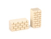 2 pc. 2x1 Double-Sided Bricks Building Blocks