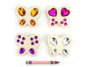 Bright Butterfly Gem 4 pc. Sensory Stacker Maple Block Set