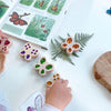 Bright Butterfly Gem 4 pc. Sensory Stacker Maple Block Set