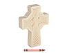 LIMITED! Large Celtic Cross Carved Maple Block