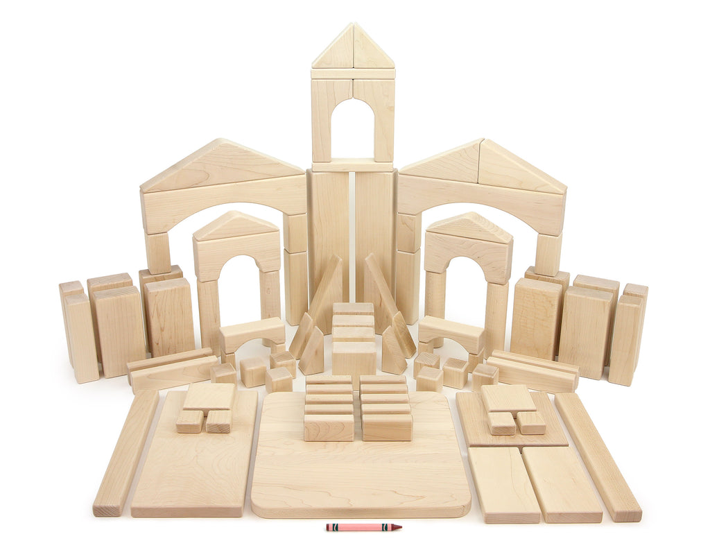 90 pc. Deluxe Set Maple Building Blocks