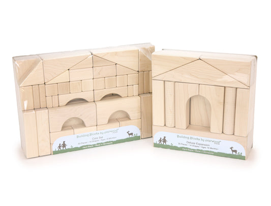 90 pc. Deluxe Set Maple Building Blocks