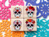 LIMITED! Día de los Muertos Calaveras 4 pc. Gem Block Set