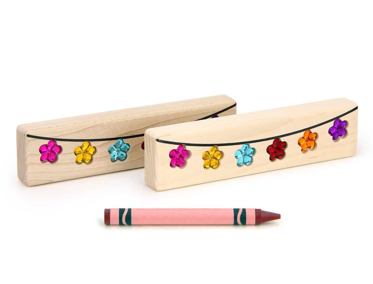 LIMITED! Día de los Muertos Flower Banner 2 pc. Gem Block Set