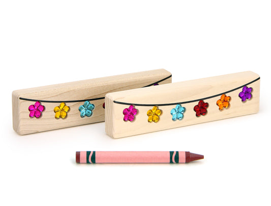 LIMITED! Día de los Muertos Flower Banner 2 pc. Gem Block Set