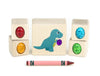 5 pc. T-Rex Dinosaur Gem Message Blocks