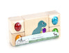 5 pc. T-Rex Dinosaur Gem Message Blocks