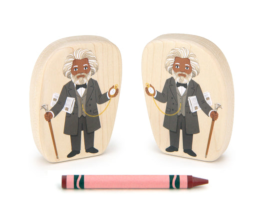 Frederick Douglass - 3.25" Double-sided 1:24 Scale Maple Figure