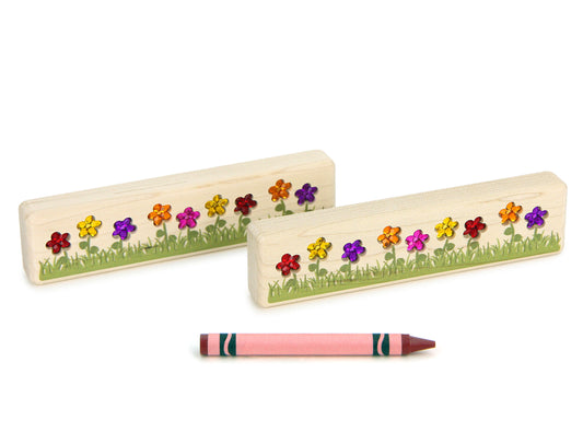LIMITED! Autumn Flower Garden 2 pc. Gem Blocks