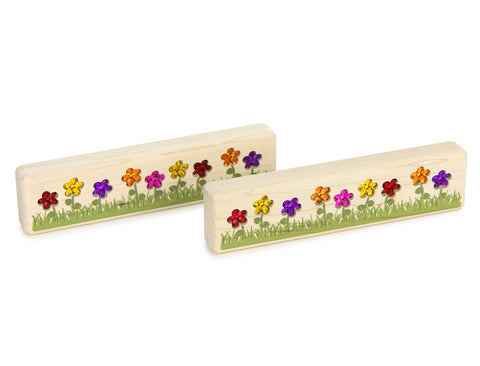 LIMITED! Autumn Flower Garden 2 pc. Gem Blocks