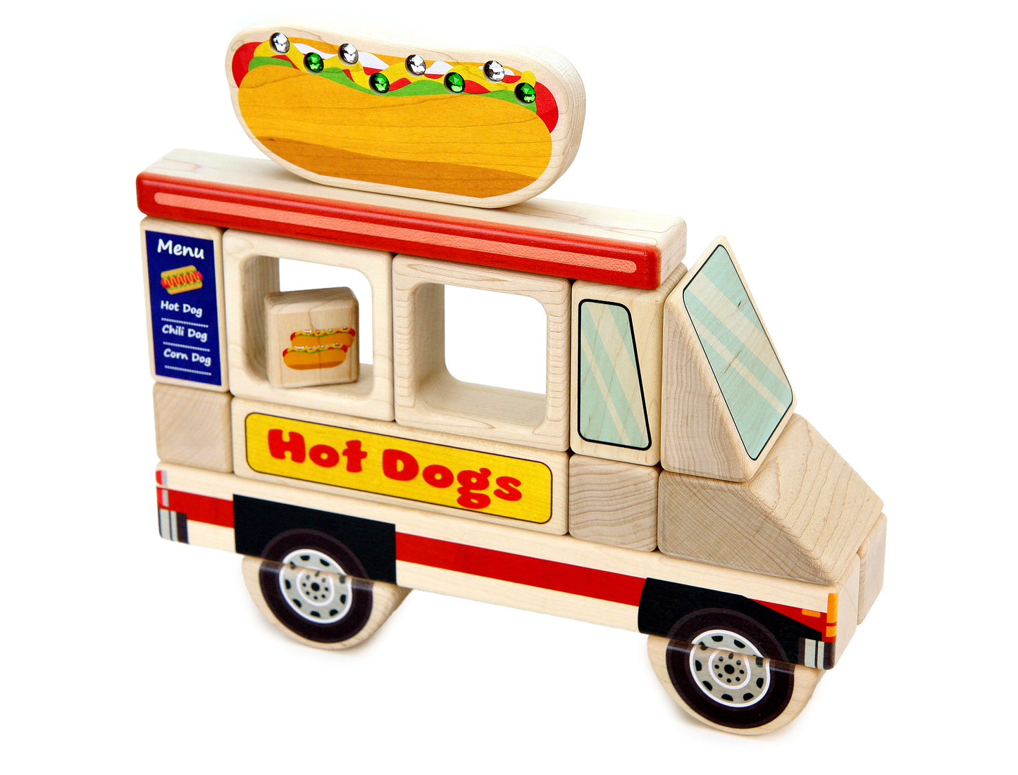 LIMITED! Hot Dog - Food Shape Gem Block