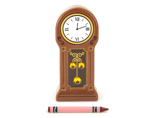 LIMITED! Grandfather Clock Carved Maple Gem Building Block