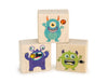 LIMITED! Halloween Monsters 3 pc. Gem Block Set