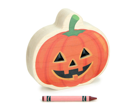 LIMITED! Giant Jack-o-Lantern Maple Gem Block