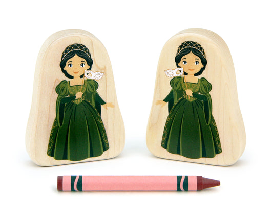 Juliet - 3.25" Double-sided 1:24 Scale Maple Figure