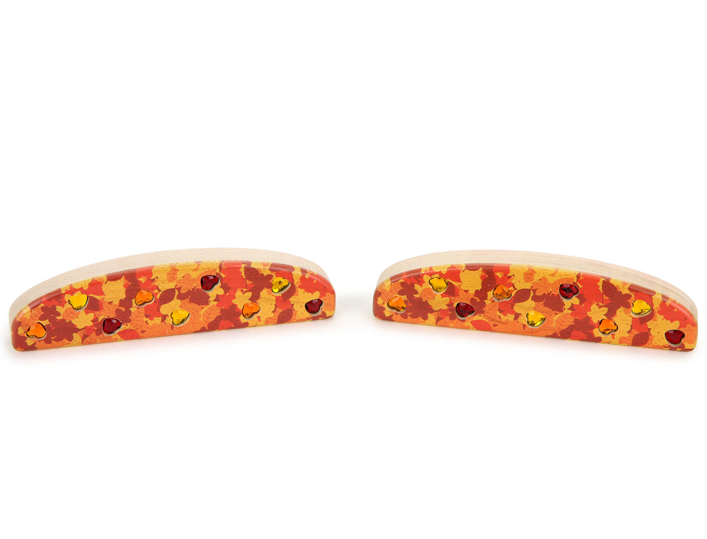 LIMITED! Autumn Leaf Pile 2 pc. Gem Block Set