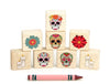LIMITED! Little Día de los Muertos 8 pc. Building Block Set