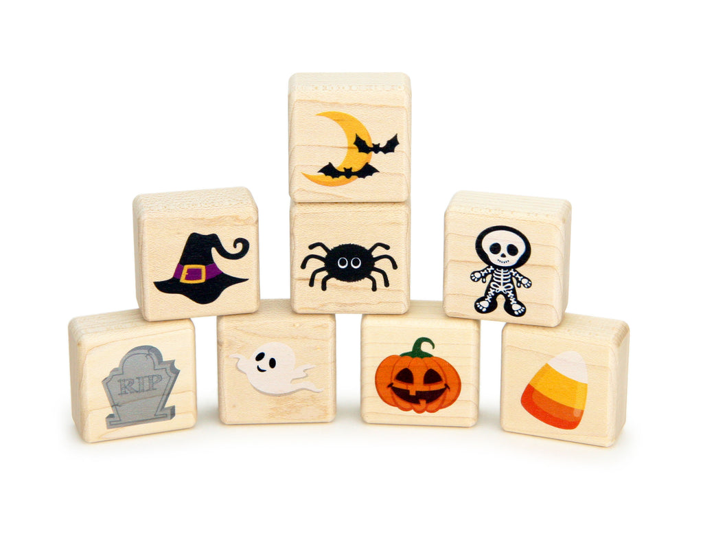 LIMITED! Little Halloween Friends 8 pc. Building Block Set