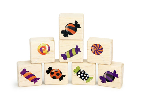 LIMITED! Little Halloween Treats 8 pc. Building Block Set