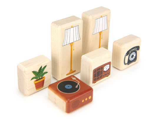 Little Living Room 6 pc. Building Block Set