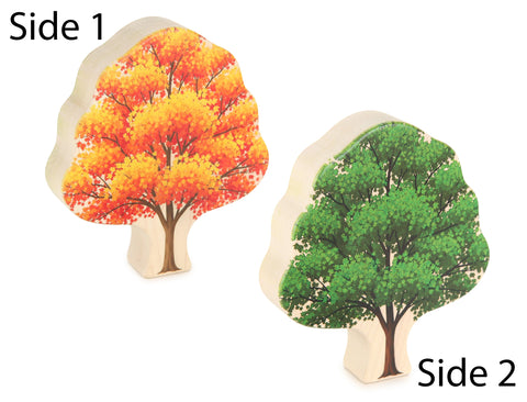 LIMITED! Double-Sided Autumn Maple Tree Building Block
