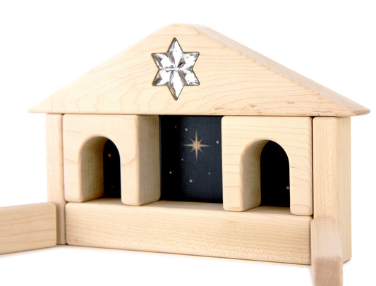 Nativity Crèche 11 pc. Maple Building Block Set