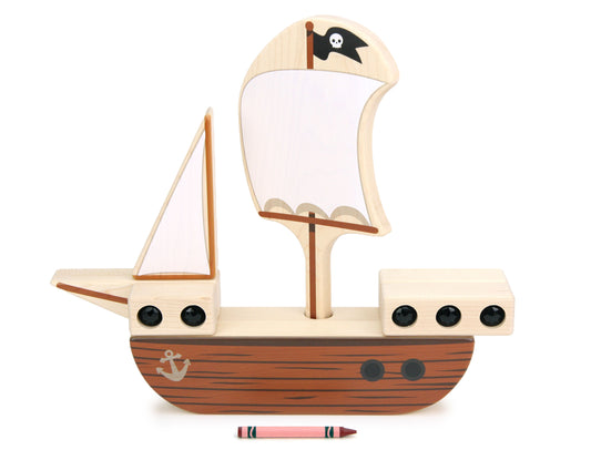 LIMITED! Pirate Ship Building Block Set