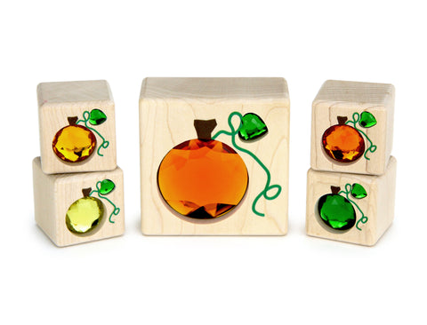 LIMITED! Pumpkins 5 pc. Gem Message Blocks