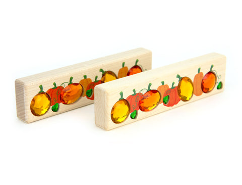 LIMITED! Pumpkin Patch 2 pc. Gem Block Set