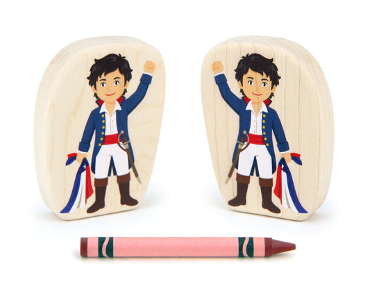 Revolutionary - 3.25" Double-sided 1:24 Scale Maple Figure