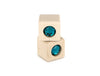 LIMITED! Spooky Teal 2 pc. Cube Gem Blocks