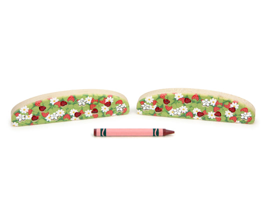 LIMITED! Strawberry Bush 2 pc. Gem Block Set