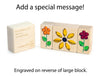 LIMITED! Autumn Sunflower 3 pc. Gem Message Blocks