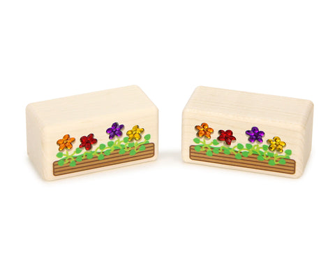 LIMITED! Autumn Window Box 2 pc. Gem Blocks