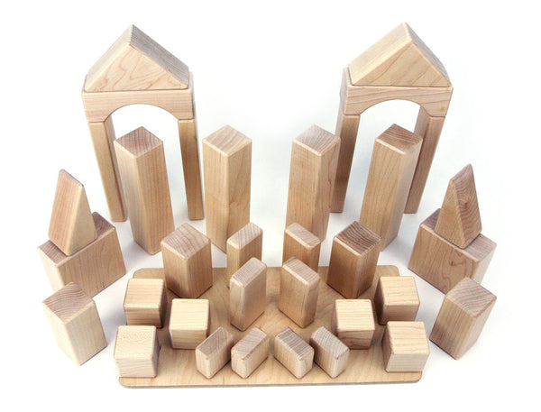 35 pc Toddler Set Maple Building Blocks - Everwood Friends