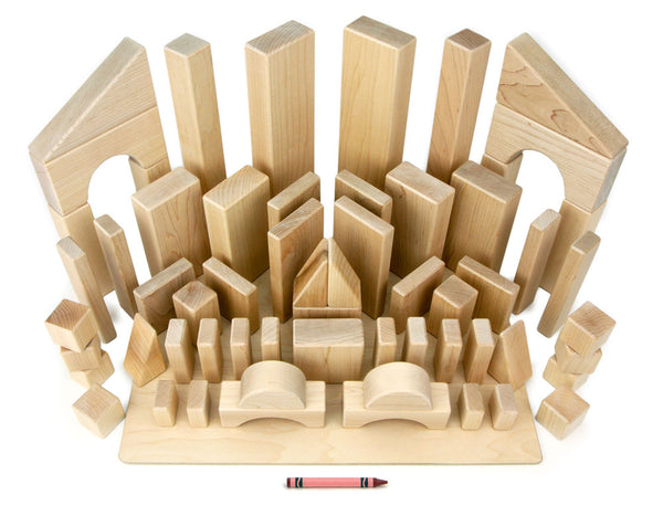 78 pc Classroom Set Maple Unit Blocks – Everwood Friends