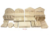 151 pc Classroom Set Maple Unit Blocks