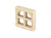 2x2 Arch-Paned Window Unit Building Block