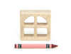 2x2 Arch-Paned Window Unit Building Block