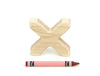2x2 Thin X-Block Unit Building Block