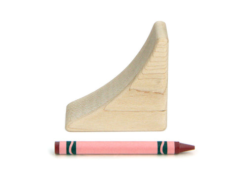 2x2 Curved Roof Peak Half Building Block