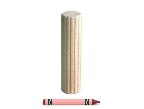 4x1 Fluted Cylinder Unit Building Block